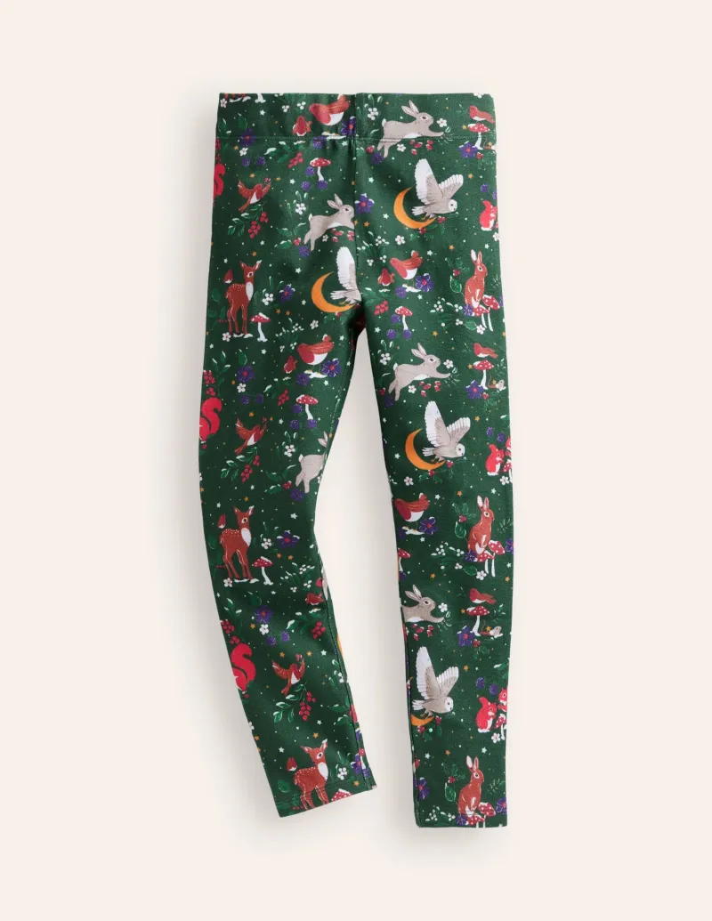 Leggings | Hosen & Jeans | Boden Lustige Leggings-Efeugrün Festlicher Wald EfeugrünFestlicherWald
