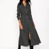 Kleider & Jumpsuits | Kleider In Petite | Boden Marcia Midi-Hemdblusenkleid aus Jersey- Black