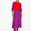 Kleider & Jumpsuits | Kleider In Petite | Boden Marcia Midi-Hemdblusenkleid aus Jersey-Königliches Purpur, Motiv Diamond Terrace KöniglichesPurpur,MotivDiamondTerrace