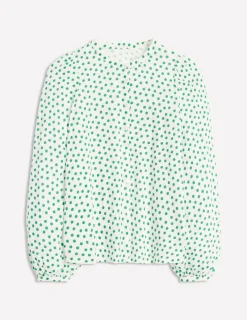 Hemden | T-shirts & Tops | Boden Marina Jersey-Hemd-Naturweiß, Abstrakter Punkt Naturweiß,AbstrakterPunkt