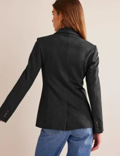 Mäntel & Jacken | Blazer | Boden Marylebone Ponte-Blazer-Anthrazit Meliert AnthrazitMeliert
