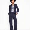 Anzüge | Hosen | Boden Marylebone Ponte-Blazer-Aqua Marine Marl AquaMarineMarl