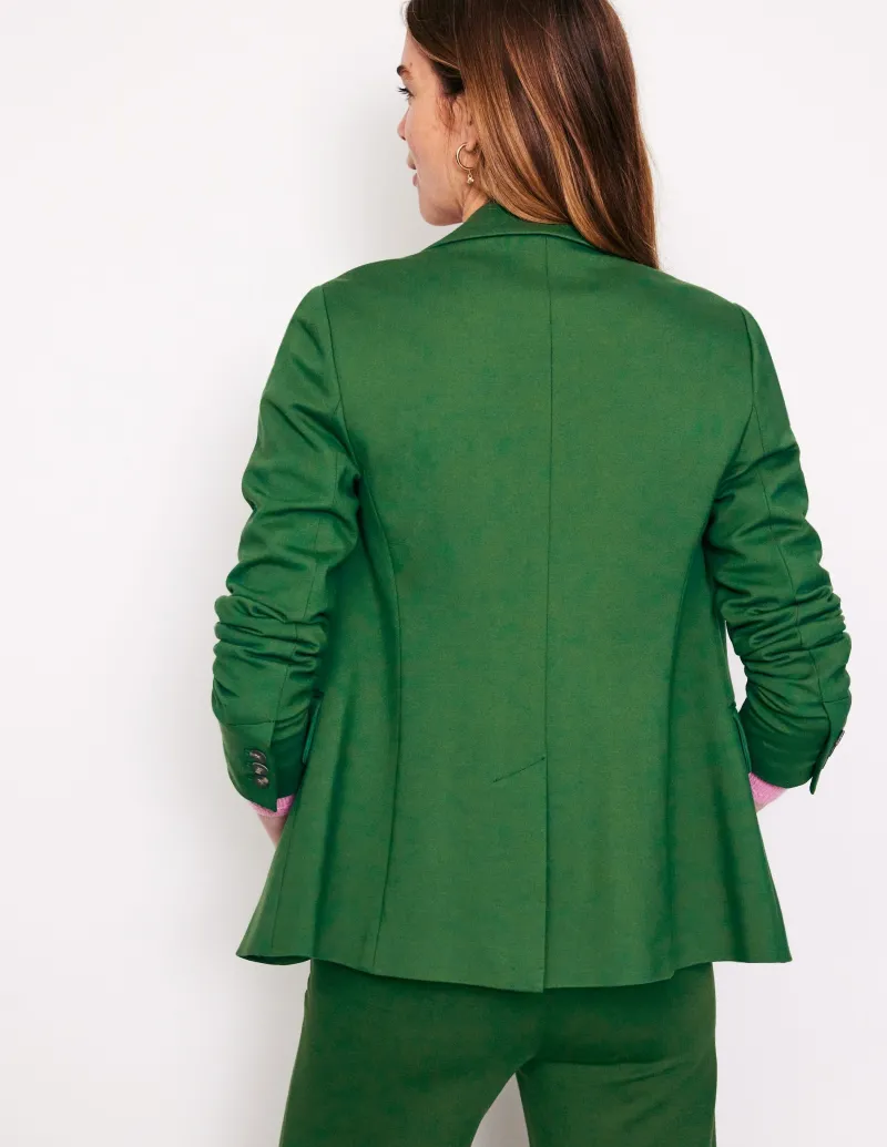 Mäntel & Jacken | Blazer | Boden Marylebone Ponte-Blazer-Dunkles Smaragdgrün DunklesSmaragdgrün