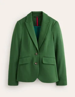Mäntel & Jacken | Blazer | Boden Marylebone Ponte-Blazer-Dunkles Smaragdgrün DunklesSmaragdgrün