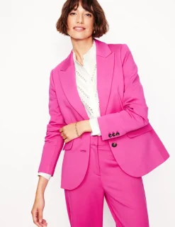 Mäntel & Jacken | Blazer | Boden Marylebone Ponte-Blazer-Rosa Pfingstrose RosaPfingstrose