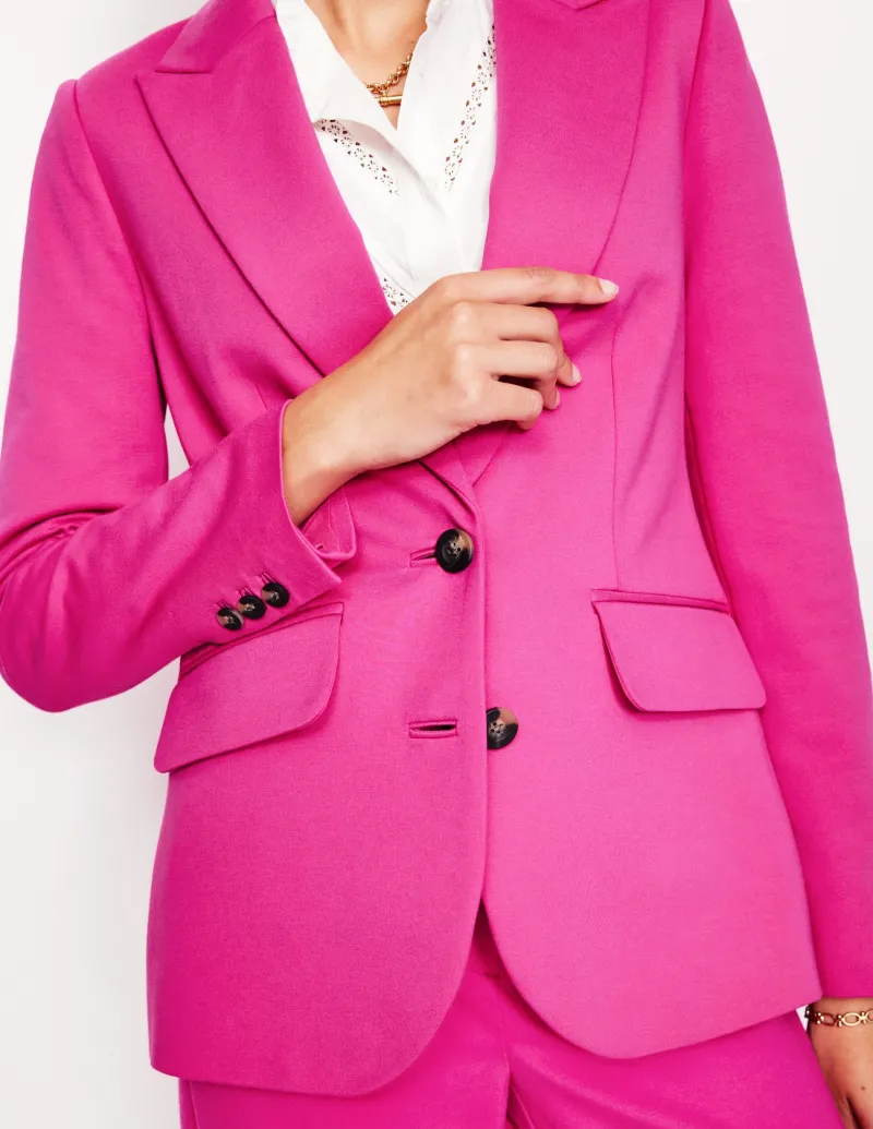 Mäntel & Jacken | Blazer | Boden Marylebone Ponte-Blazer-Rosa Pfingstrose RosaPfingstrose