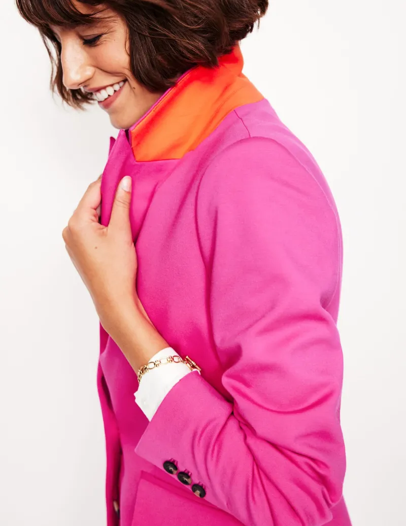 Mäntel & Jacken | Blazer | Boden Marylebone Ponte-Blazer-Rosa Pfingstrose RosaPfingstrose