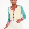 Pullover & Strickjacken | Boden Meg Cardigan mit Sattelärmeln-Warmes Naturweiß, Blockfarben WarmesNaturweiß,Blockfarben