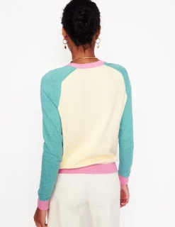 Pullover & Strickjacken | Boden Meg Cardigan mit Sattelärmeln-Warmes Naturweiß, Blockfarben WarmesNaturweiß,Blockfarben
