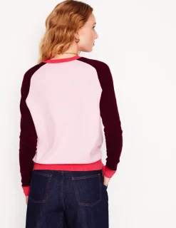 Pullover & Strickjacken | Boden Meg Pullover mit Sattelärmeln-Sanftrosa, Blockfarben Sanftrosa,Blockfarben