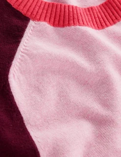 Pullover & Strickjacken | Boden Meg Pullover mit Sattelärmeln-Sanftrosa, Blockfarben Sanftrosa,Blockfarben