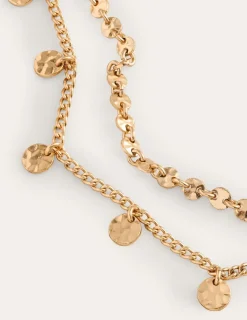 Schmuck | Boden Mehrlagige Halskette mit gehämmerten Scheiben-Aquamarine Bunny AquamarineBunny