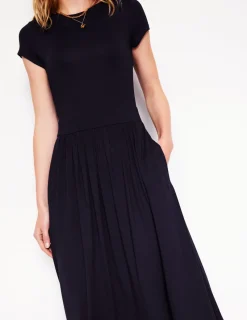 Kleider & Jumpsuits | Midi | Boden Melanie Jersey-Midikleid- Marineblaue