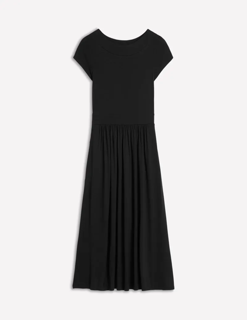 Kleider & Jumpsuits | Midi | Boden Melanie Jersey-Midikleid- Schwarz