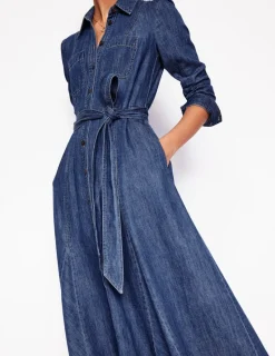 Kleider & Jumpsuits | Midi | Boden Mila Midi-Hemdblusenkleid aus Denim-Medium Vintage MediumVintage
