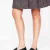 Flache Schuhe | Loafer | Boden Nya Strukturierte Pennyloafer-Schwarze Nieten SchwarzeNieten