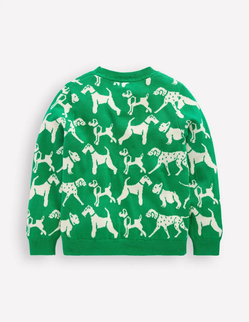 Pullover & Strickjacken | Boden Origineller Pullover-Baumgrün, Hunde Baumgrün,Hunde