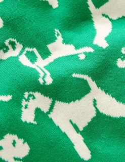Pullover & Strickjacken | Boden Origineller Pullover-Baumgrün, Hunde Baumgrün,Hunde