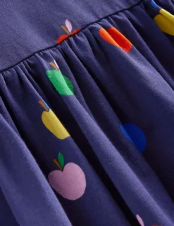 Kleider | Boden Originelles langärmeliges Jerseykleid-Schuluniform-Marineblau Regenbogen Äpfel Schuluniform-MarineblauRegenbogenÄpfel