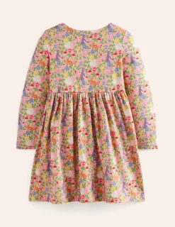 Kleider | Boden Originelles langärmeliges Jerseykleid-Vintage-Rosa Hase Feld Vintage-RosaHaseFeld