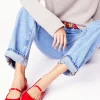 Flache Schuhe | Boden Penelope Flache Mary Janes-Briefkastenrot Lack BriefkastenrotLack