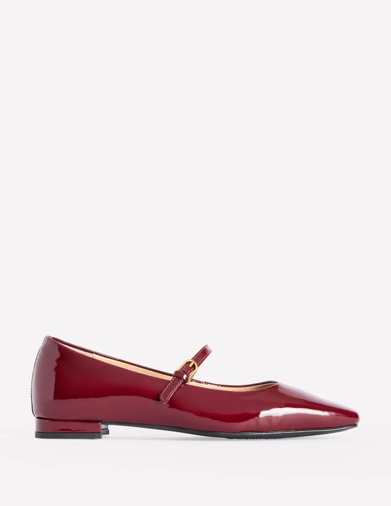 Flache Schuhe | Boden Penelope Flache Mary Janes- Black