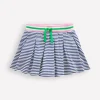 Röcke | Boden Plissierter Jersey-Skort-Steuerbordblau Naturweiß Streifen SteuerbordblauNaturweißStreifen