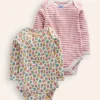 Oberteile & T-shirts | Boden Pointelle-Bodys im Doppelpack- Mandelrosa/Naturweiß