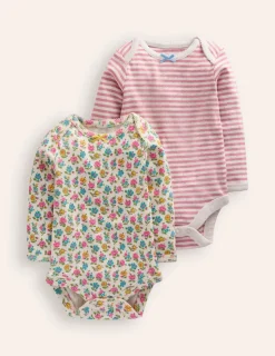 Oberteile & T-shirts | Boden Pointelle-Bodys im Doppelpack- Mandelrosa/Naturweiß