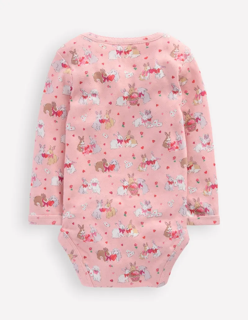 Oberteile & T-shirts | Boden Pointelle-Bodys im 3er-Pack-Rosa Liebeshasen RosaLiebeshasen