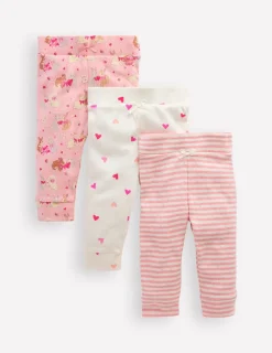 Hosen & Leggings | Boden Pointelle-Leggings im 3er-Pack-Rosa Liebeshasen RosaLiebeshasen