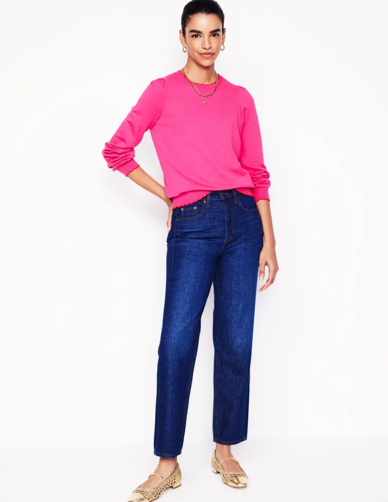 Pullover & Strickjacken | Boden Pru Pullover mit Muschelsaum- Rosarot