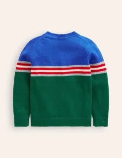 Pullover & Strickjacken | Boden Pullover in Blockfarben- Efeugrün