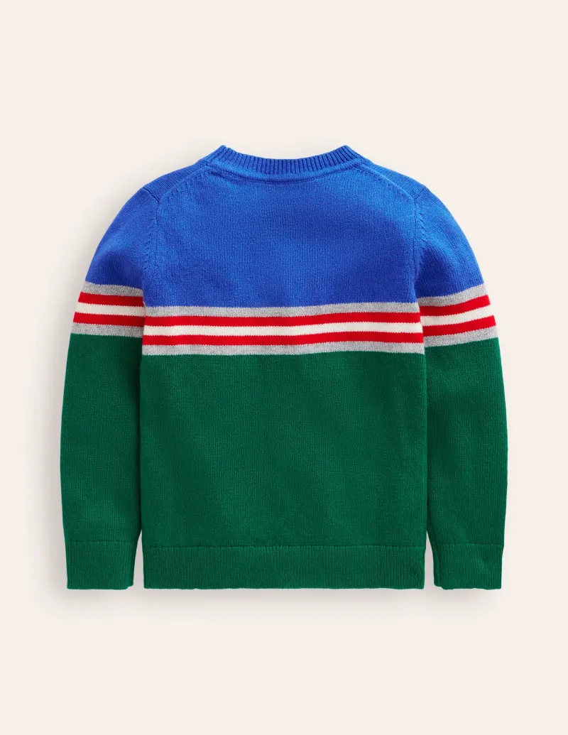 Pullover & Strickjacken | Boden Pullover in Blockfarben- Efeugrün