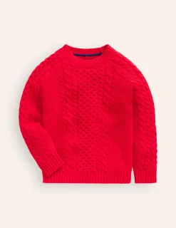 Pullover & Strickjacken | Boden Pullover mit klassischem Zopfmuster-Anemone Honeycomb Spot AnemoneHoneycombSpot