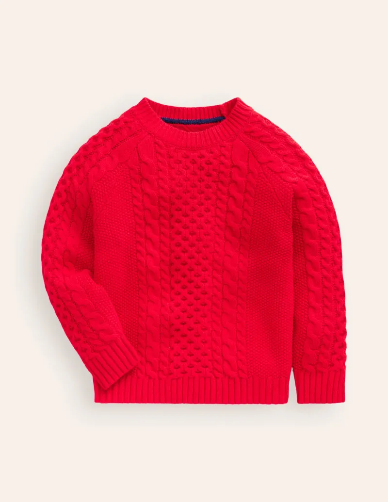 Pullover & Strickjacken | Boden Pullover mit klassischem Zopfmuster-Anemone Honeycomb Spot AnemoneHoneycombSpot