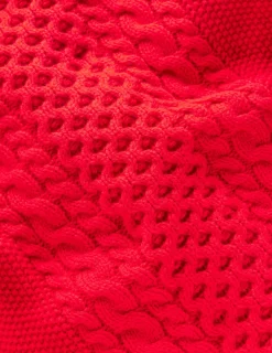 Pullover & Strickjacken | Boden Pullover mit klassischem Zopfmuster-Anemone Honeycomb Spot AnemoneHoneycombSpot