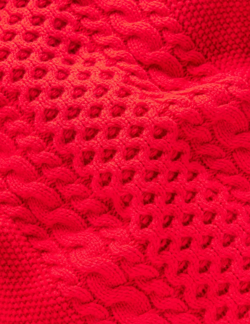 Pullover & Strickjacken | Boden Pullover mit klassischem Zopfmuster-Anemone Honeycomb Spot AnemoneHoneycombSpot