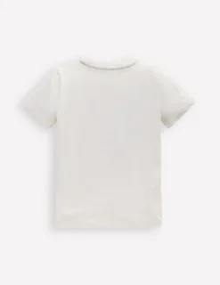 Oberteile & T-shirts | Boden Riso T-Shirt-Sanftes Naturweiß Rennwagen SanftesNaturweißRennwagen