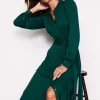 Kleider & Jumpsuits | Kleider In Petite | Boden Rowena Jersey-Hemdblusenkleid mit Besatz- Glade