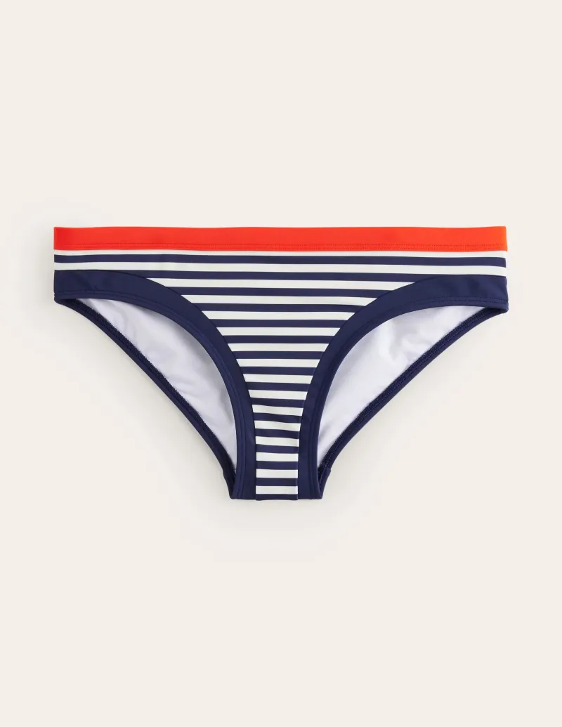 Bademode | Boden Santorini Bikinihose-Rot, Marineblau gestreift Rot,Marineblaugestreift
