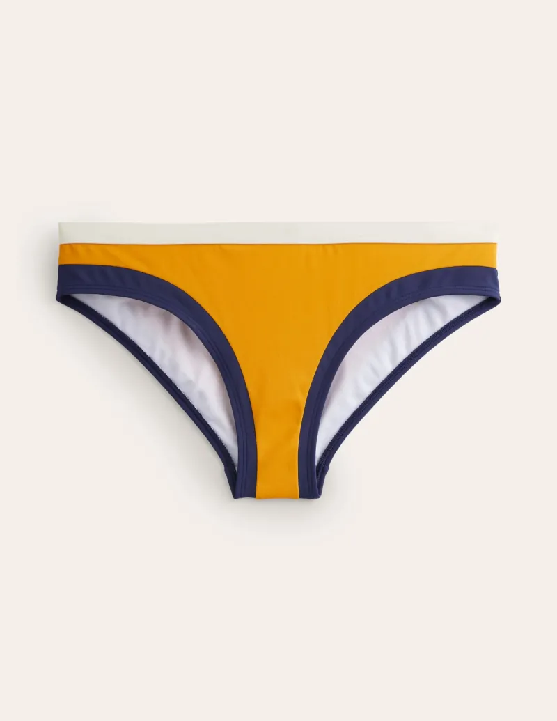 Bademode | Boden Santorini Bikinihose-Safrangelb Blockfarben SafrangelbBlockfarben