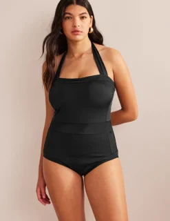 Bademode | Boden Santorini Neckholder-Badeanzug- Schwarz