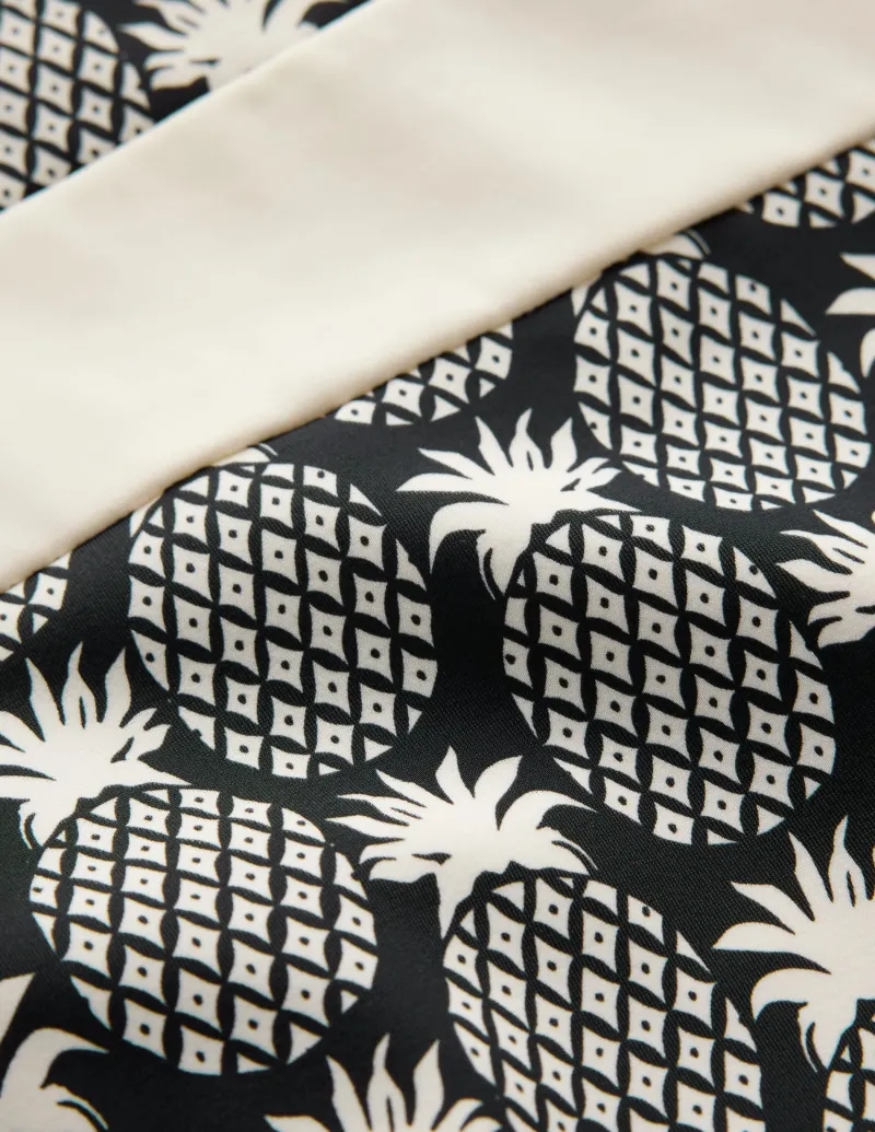 Bademode | Boden Santorini Neckholder-Badeanzug-Schwarz, Ananas Geo Schwarz,AnanasGeo