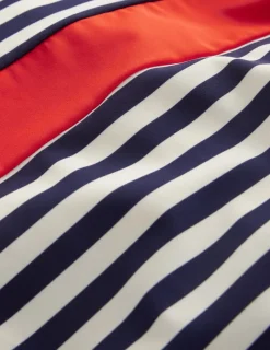Bademode | Boden Santorini Neckholder-Badeanzug-Rot, Marineblau gestreift Rot,Marineblaugestreift