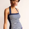 Bademode | Boden Santorini Tankini-Oberteil-Französisches Marineblau/Naturweiß Gestreift FranzösischesMarineblau/NaturweißGestreift
