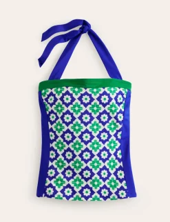 Bademode | Boden Santorini Tankini-Oberteil-Surf The Web, Geometrischer Aufdruck SurfTheWeb,GeometrischerAufdruck