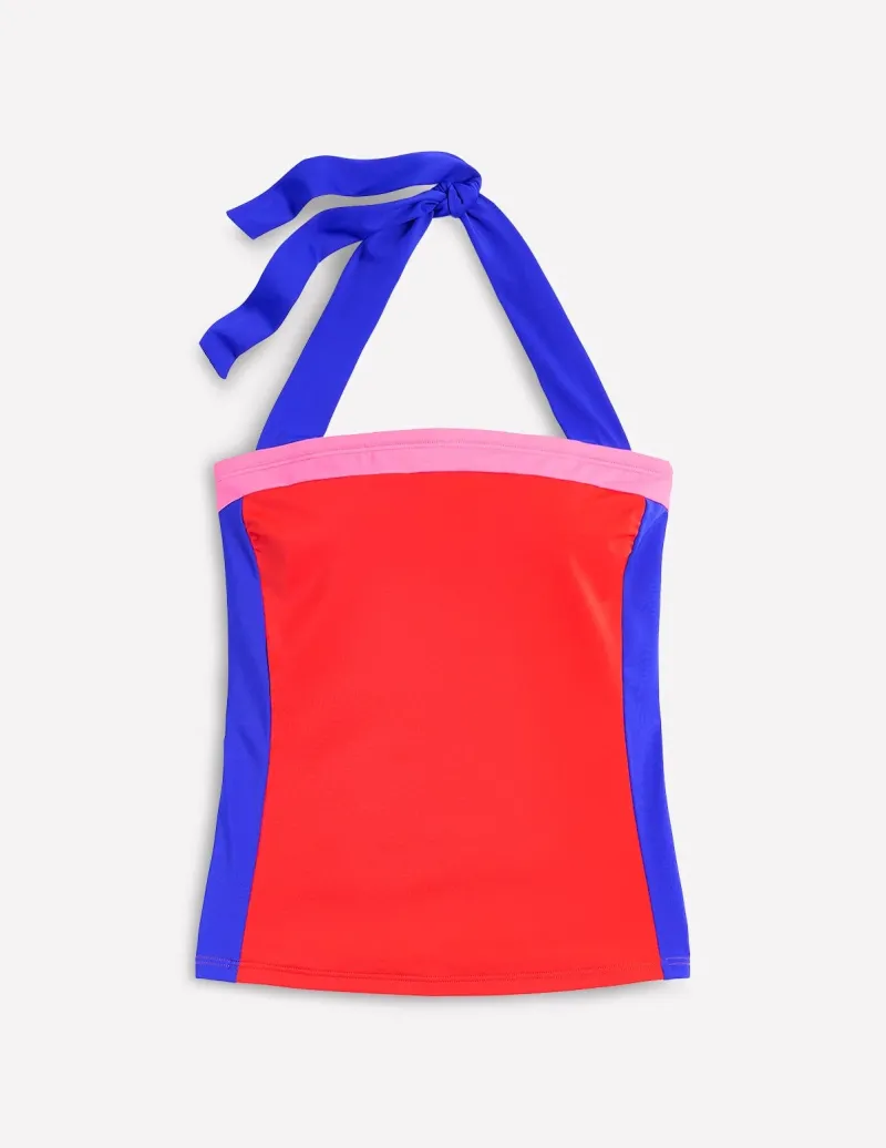 Bademode | Boden Santorini Tankini-Oberteil-Feuerrot Blockfarben FeuerrotBlockfarben