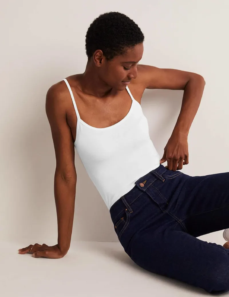 T-shirts & Tops | Oberteile | Boden Schlichtes Camisole-Oberteil- Weiß