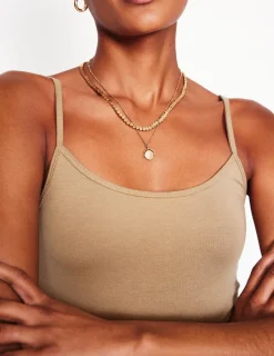 T-shirts & Tops | Oberteile | Boden Schlichtes Camisole-Oberteil- Creme-Karamellbraun